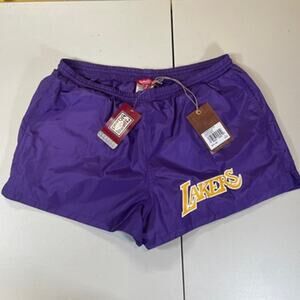 Los Angeles Lakers Mitchell & Ness Women's Nylon Shorts